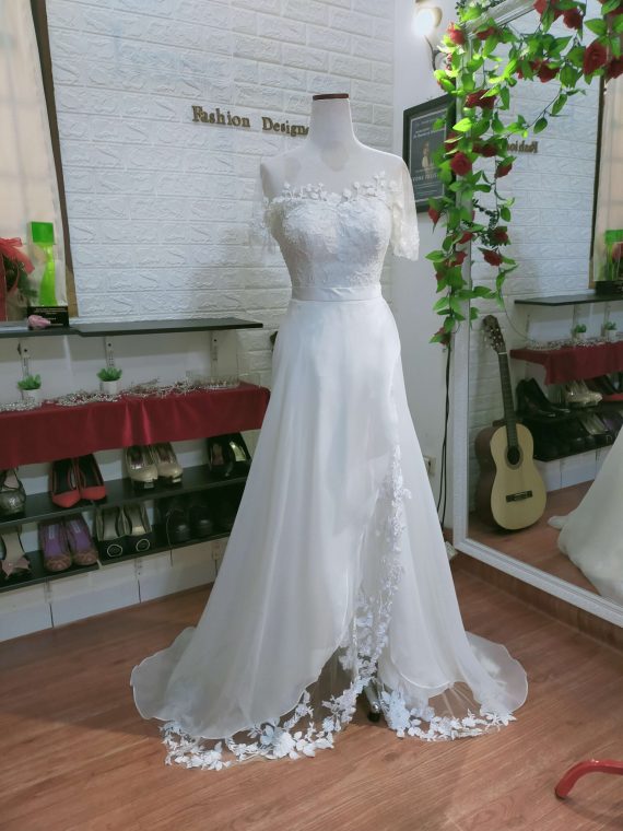rustic wedding dress