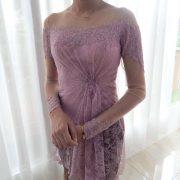 dusty purple kebaya modern